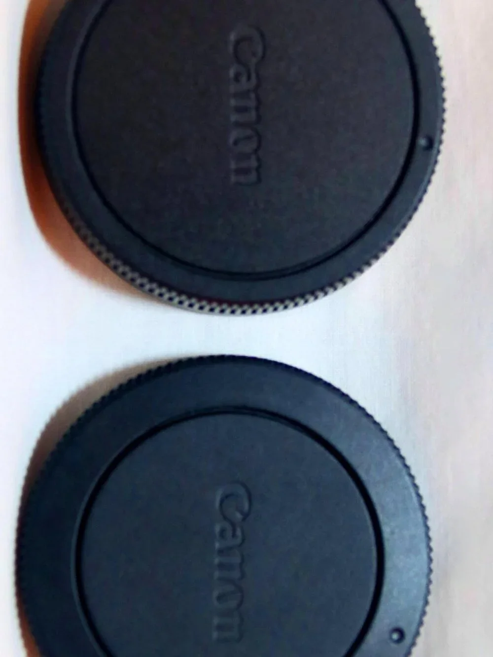 Canon M Series Mirrorless Camera Rear Lens Dust Cap and Camera Body Cap Set Mint